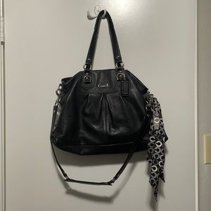 Black coach purse